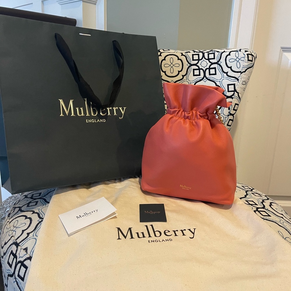 Mulberry England Lynton mini bucket bag